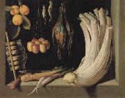Juan Sanchez-Cotan Still Life with Game,Vegetables,and Fruit oil painting reproduction